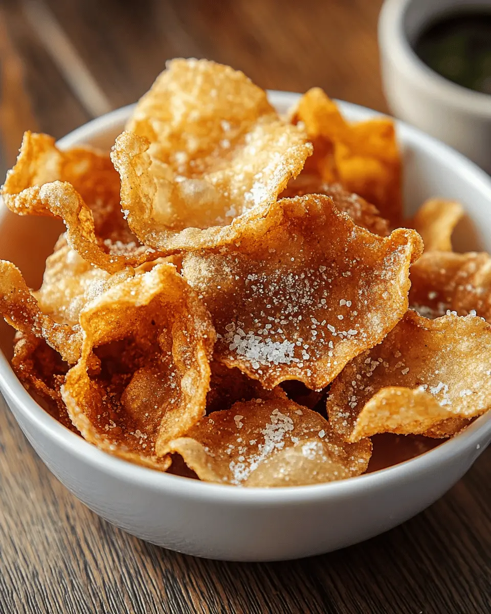 Crispy Fish Skin Chips with Sea Salt First Image First Image