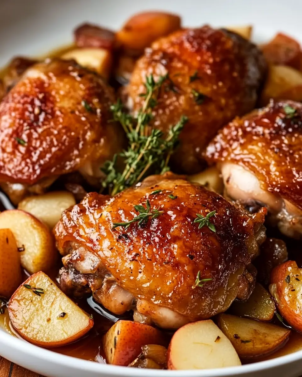 Apple Cider Chicken Thighs First Image First Image