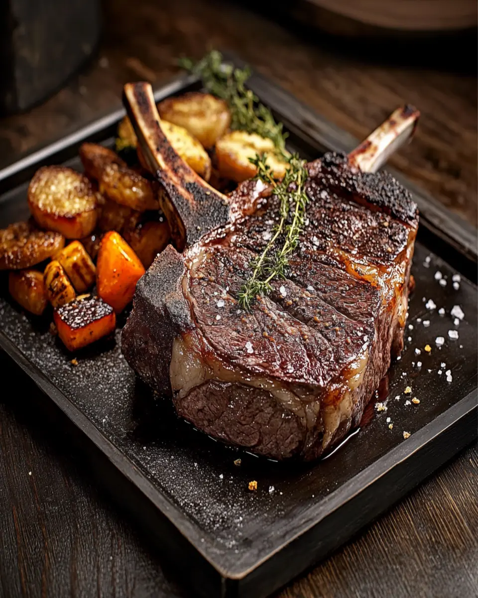 Winter Solstice Wagyu Tomahawk with Smoked Salt First Image First Image