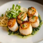 Silver Bells Seared Scallops in Ghee First Image First Image