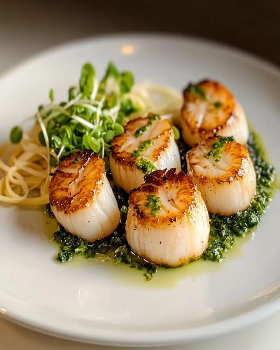 Silver Bells Seared Scallops in Ghee First Image First Image