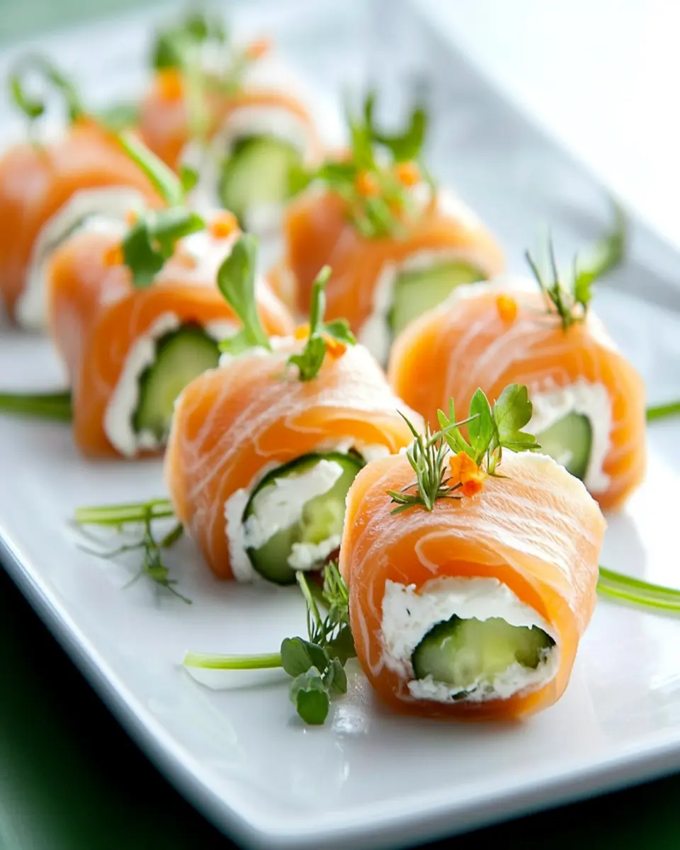 Evergreen Smoked Salmon and Cream Cheese Rolls Made Easy
