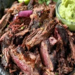 Smoked Beef Barbacoa with Black rub First Image First Image