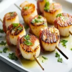 Star-Studded Scallop and Bacon Skewers First Image First Image