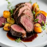 North Pole Venison Loin Seared in Suet First Image First Image