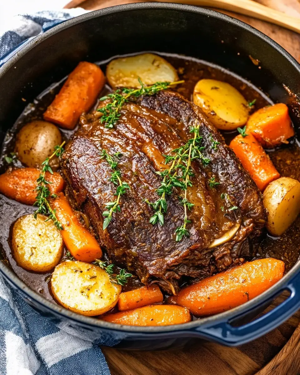 Dutch Oven Pot Roast First Image First Image