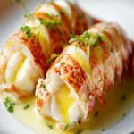 Golden Butter-Poached Lobster Tails First Image First Image