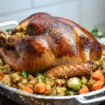 Traeger Smoked Turkey with Smoked Stuffing First Image First Image