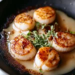 Sous Vide Scallops with Brown Butter Sauce First Image First Image