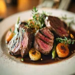 Reindeer Fuel Seared Elk Medallions First Image First Image