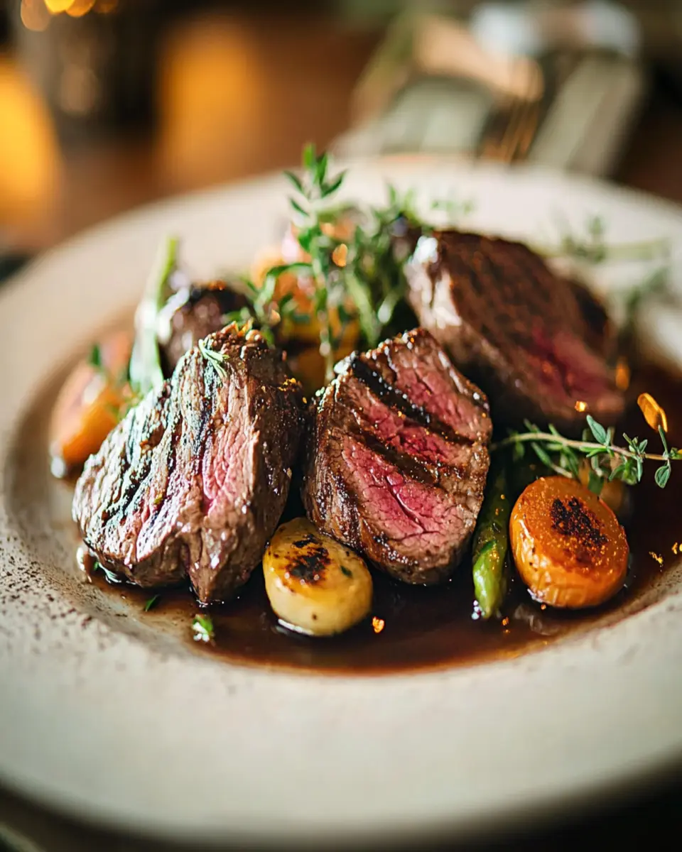 Reindeer Fuel Seared Elk Medallions First Image First Image