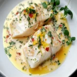 Snowy Whitefish Poached in Heavy Cream First Image First Image
