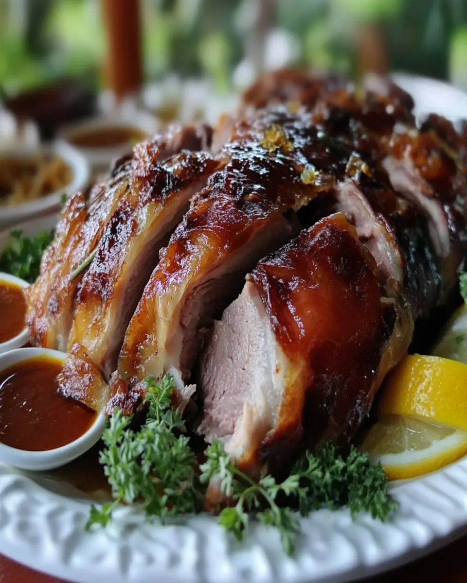 Roasted Suckling Pig with Blistered Salty Skin First Image First Image