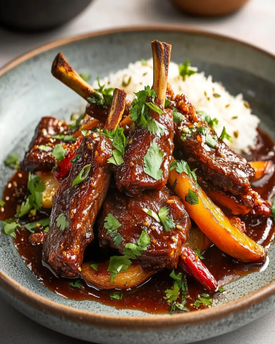 Slow Cooked Sticky Spicy Lamb: Irresistibly Bold Flavor!