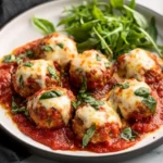 Chicken Parmesan Meatballs First Image First Image