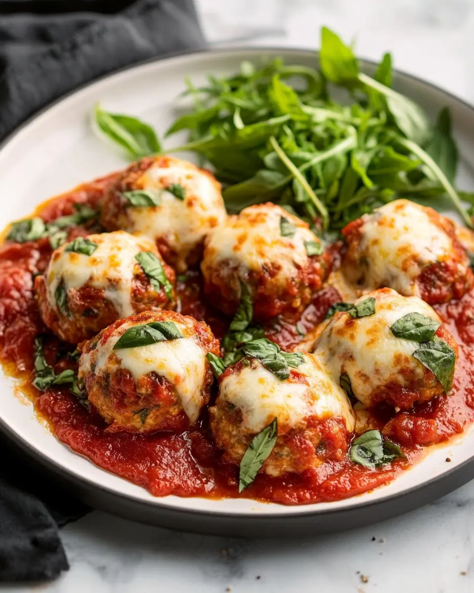 Chicken Parmesan Meatballs First Image First Image
