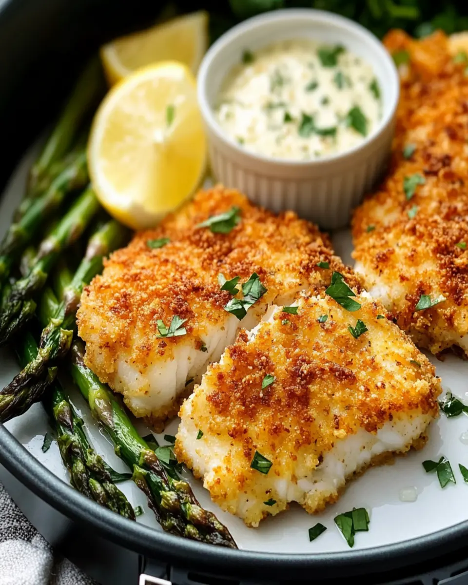 Crispy Air Fryer Parmesan Cod First Image First Image