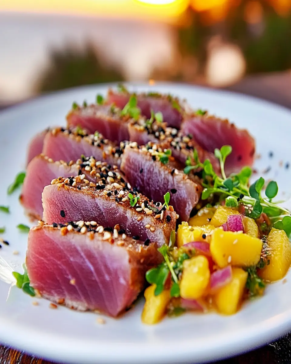 Northern Lights Seared Ahi Tuna First Image First Image