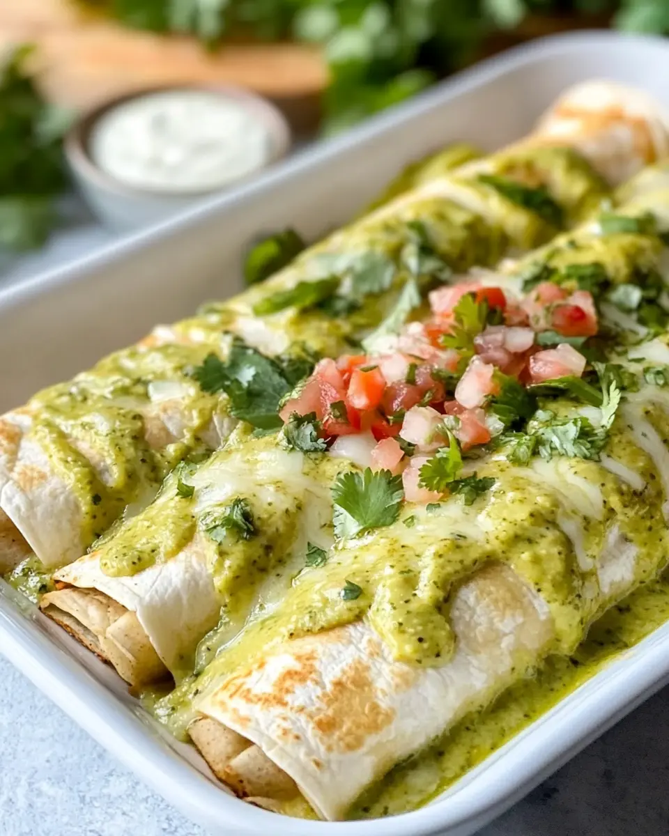 Easy Turkey Enchiladas Verdes First Image First Image