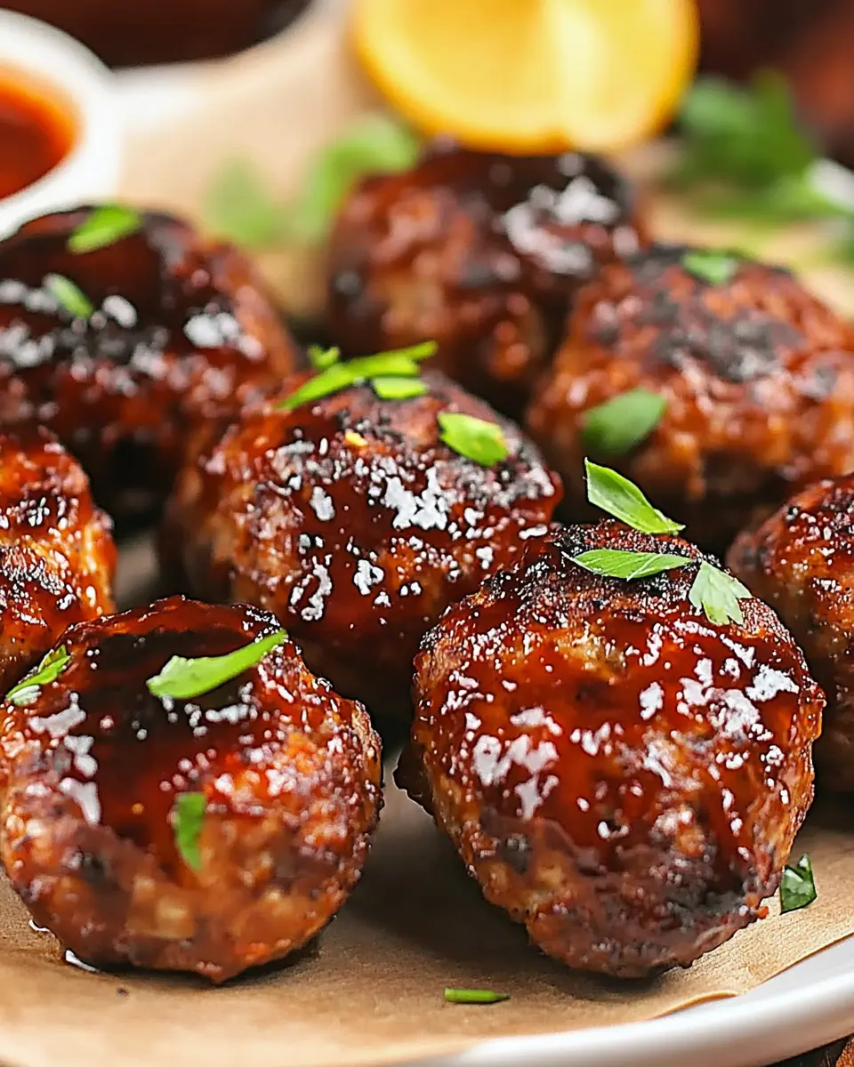 Easy Smoked Meatballs First Image First Image