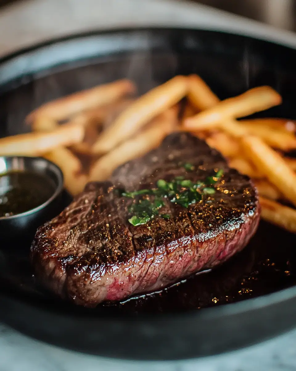Sous Vide Hanger Steak Frites First Image First Image