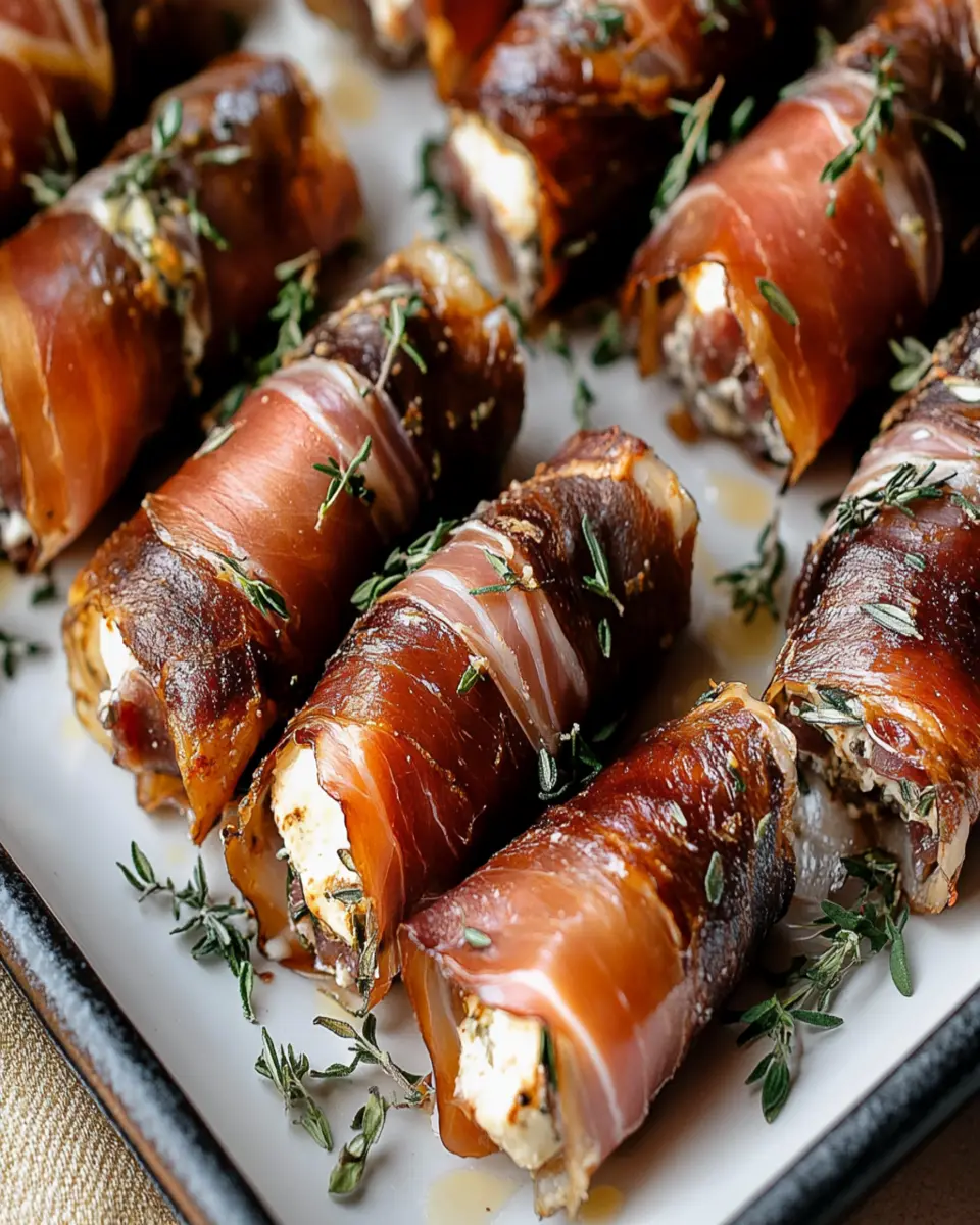 Midnight Mascarpone Stuffed Prosciutto Wraps: Irresistibly Indulgent
