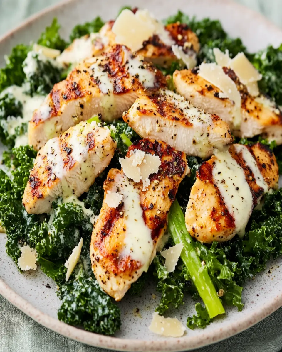 Grilled Chicken-Kale Caesar First Image First Image