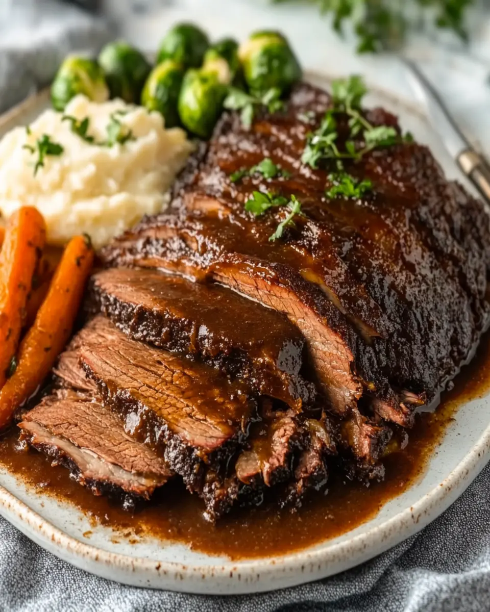 Silent Night Slow-Roasted Beef Brisket First Image First Image