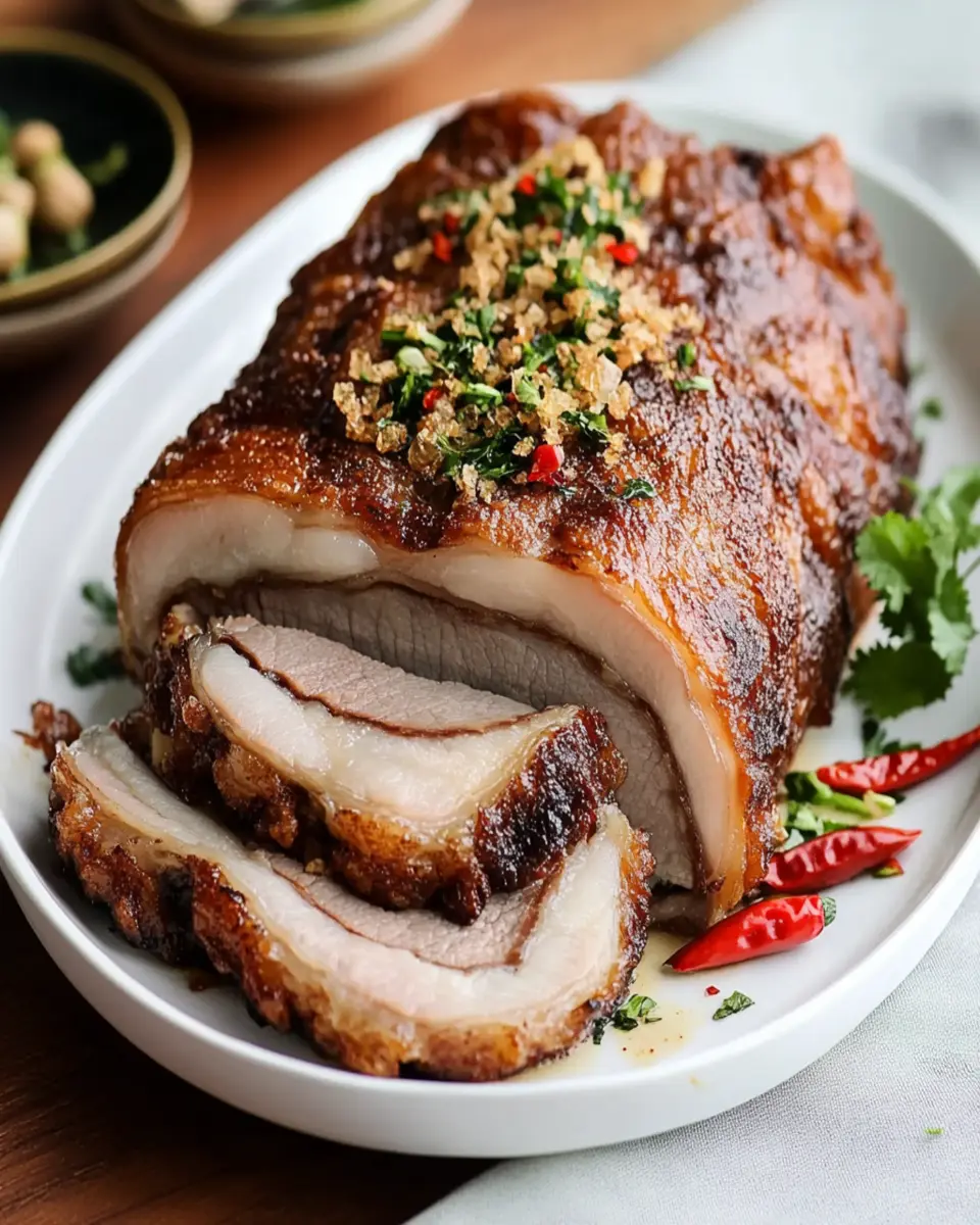 Snow-Crusted Salted Pork Belly Lechon First Image First Image