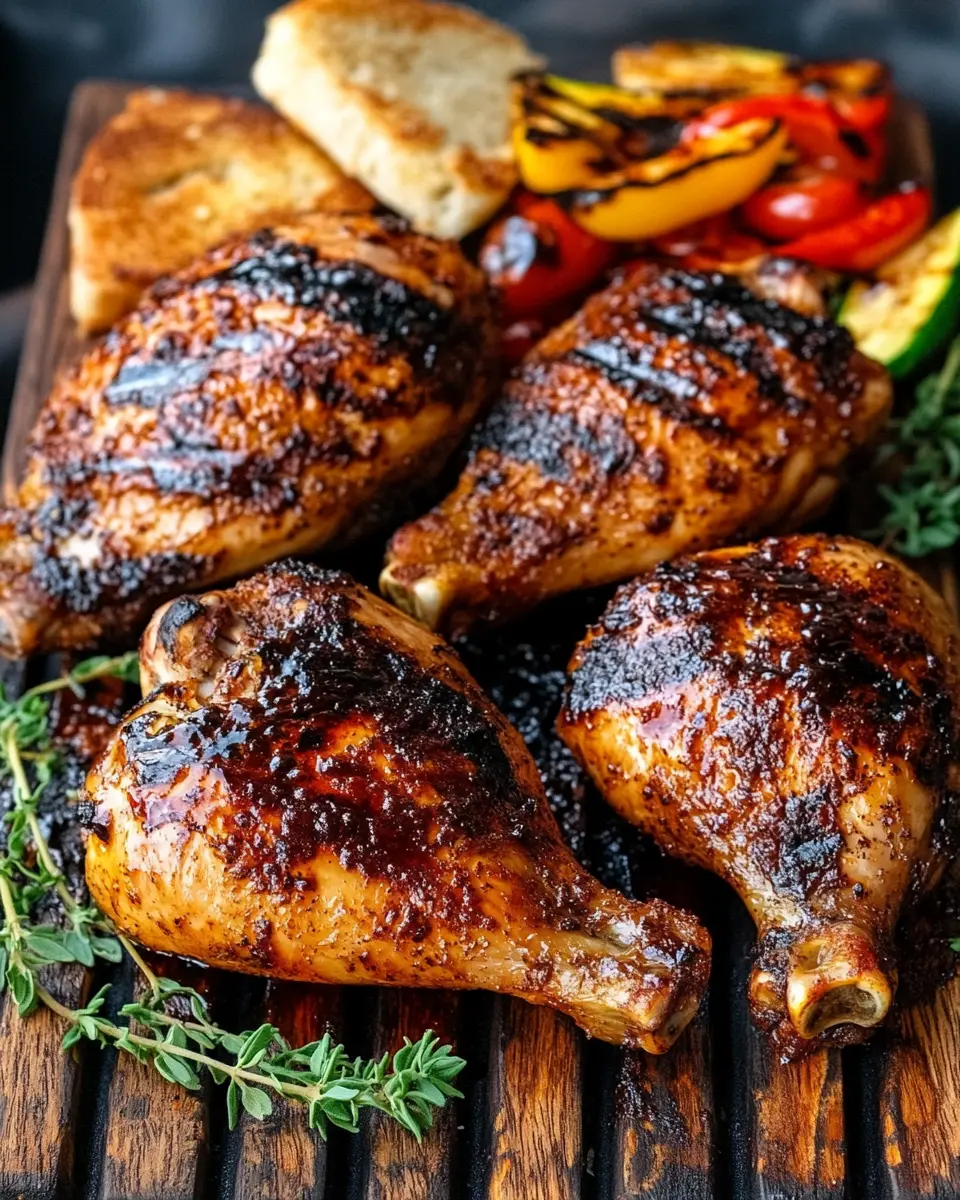 Smoked Chicken Quarters First Image First Image