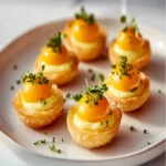 Gilded Egg Yolk Festive Appetizers First Image First Image