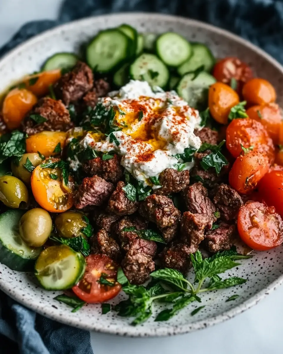 Greek Ground Lamb Recipe with Whipped Ricotta First Image First Image