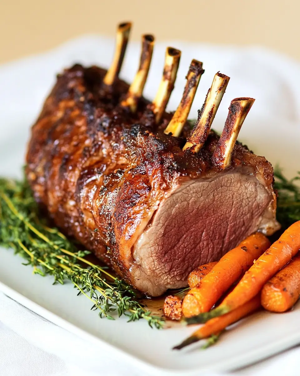 Oven Roasted Rack of Boar First Image First Image