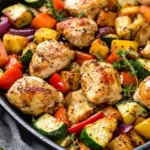 One Pan Chicken and Veggies First Image First Image