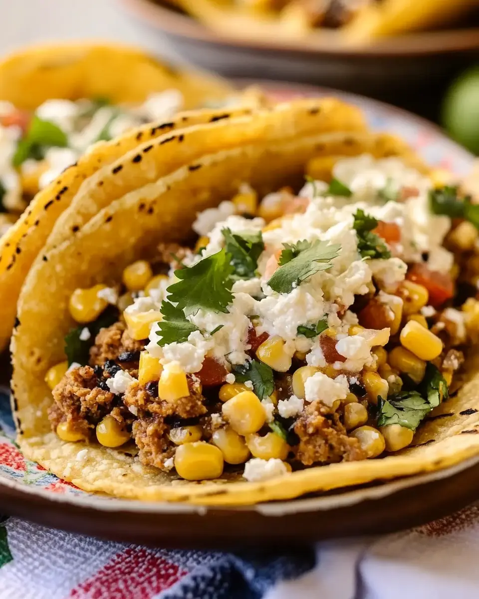 Easy Mexican Street Corn Smash Tacos First Image First Image