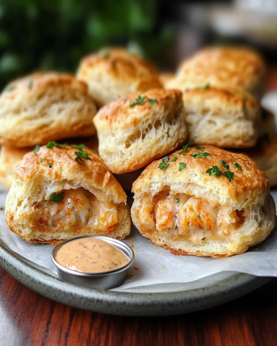 Crawfish stuffed biscuits First Image First Image
