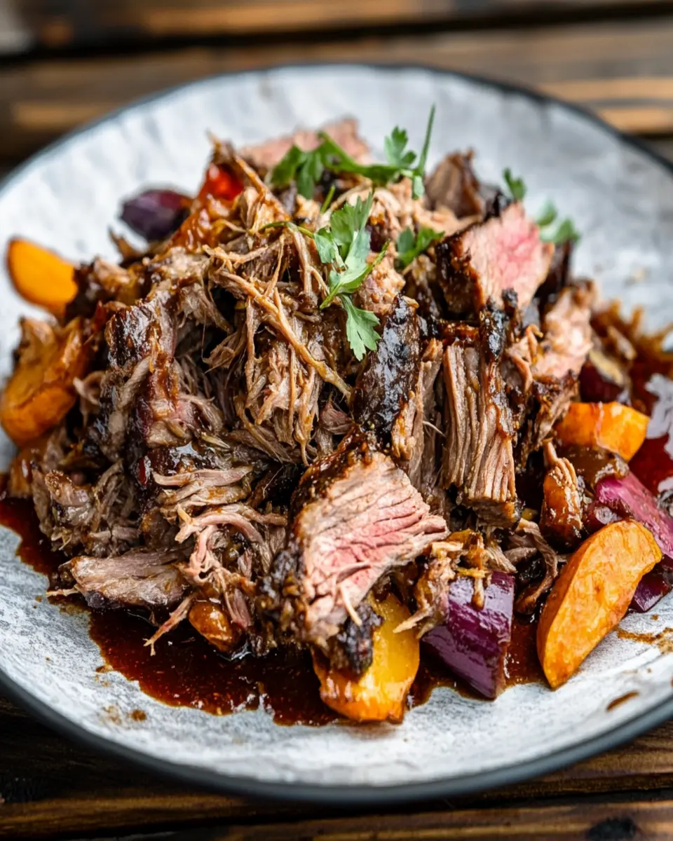 Rich Smoked Pulled Lamb First Image First Image