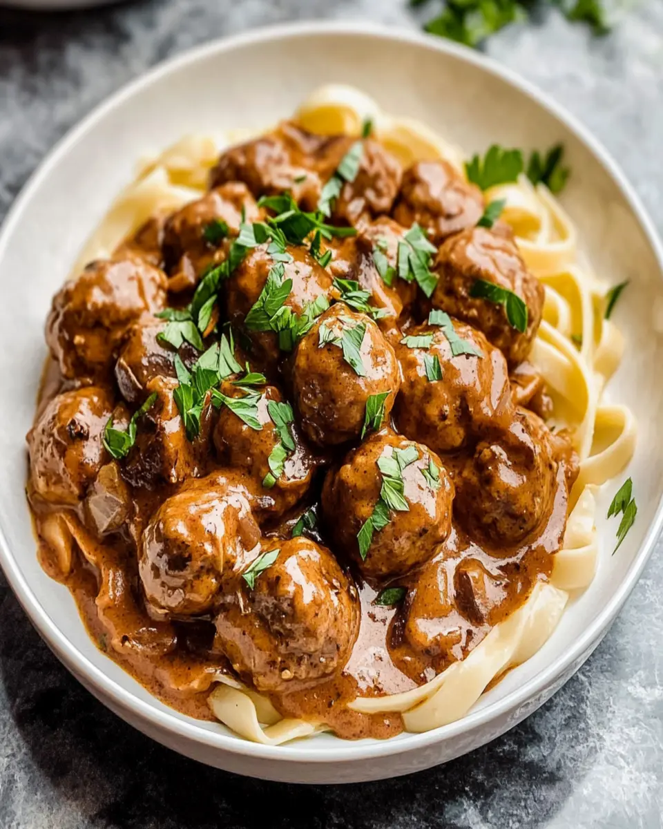 Keto Meatball Stroganoff First Image First Image