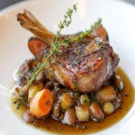 Yuletide Rabbit Braised in Duck Fat First Image First Image