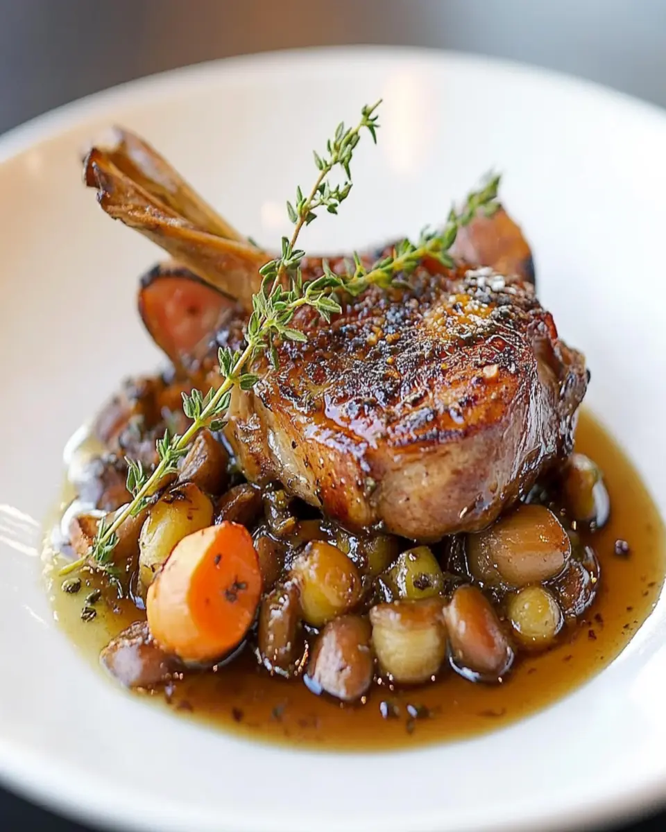 Yuletide Rabbit Braised in Duck Fat First Image First Image