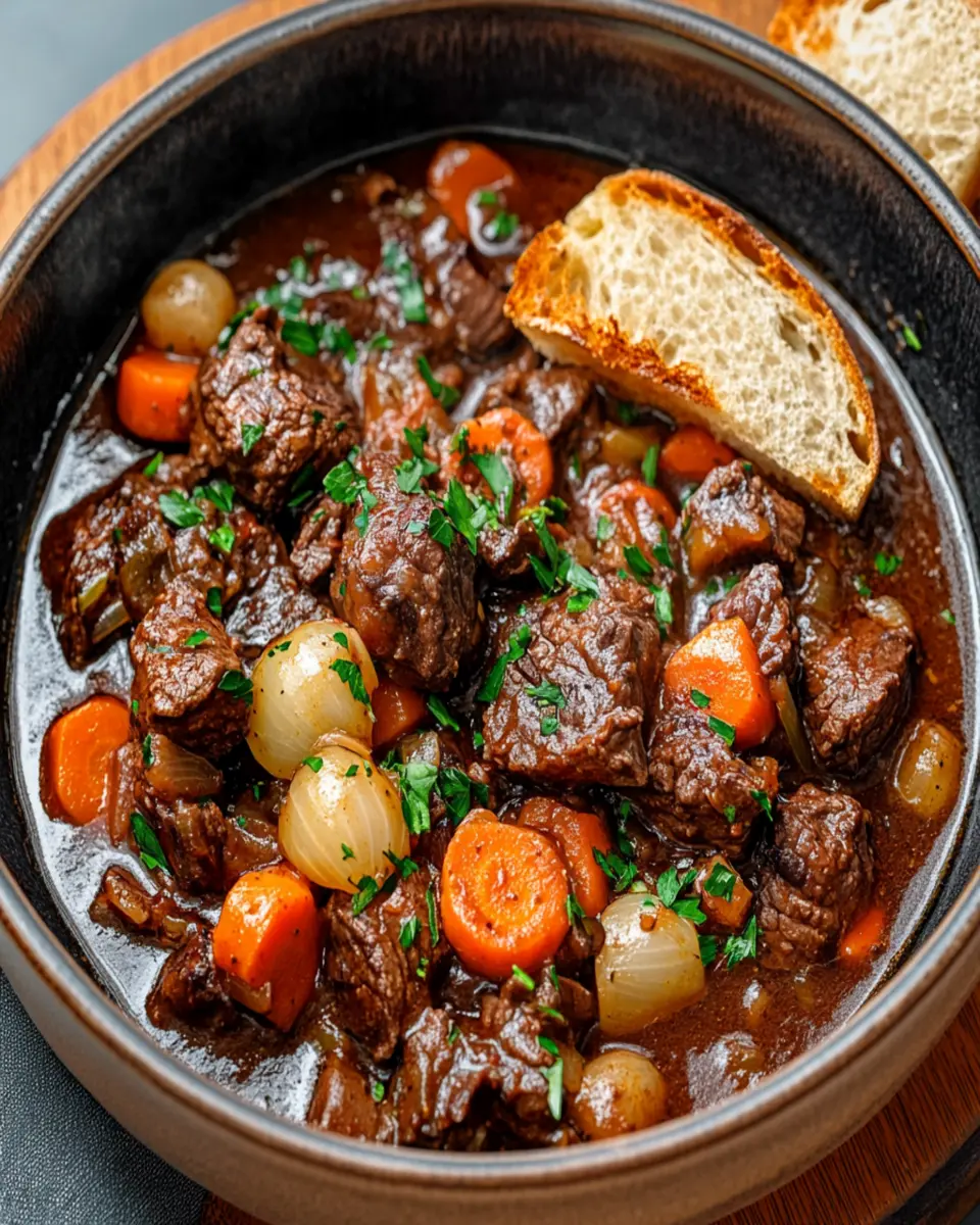 Classic Beef Bourguignon (French Comfort Food) First Image First Image