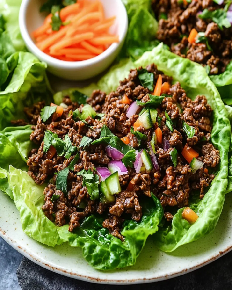 Beef Mince Lettuce Wraps First Image First Image