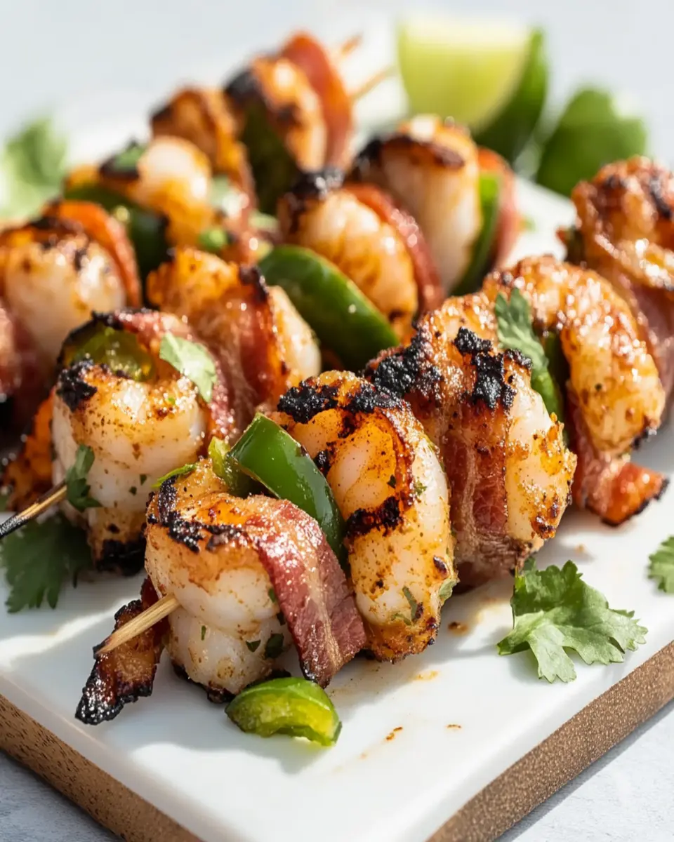 Grilled Jalapeno Bacon Shrimp First Image First Image