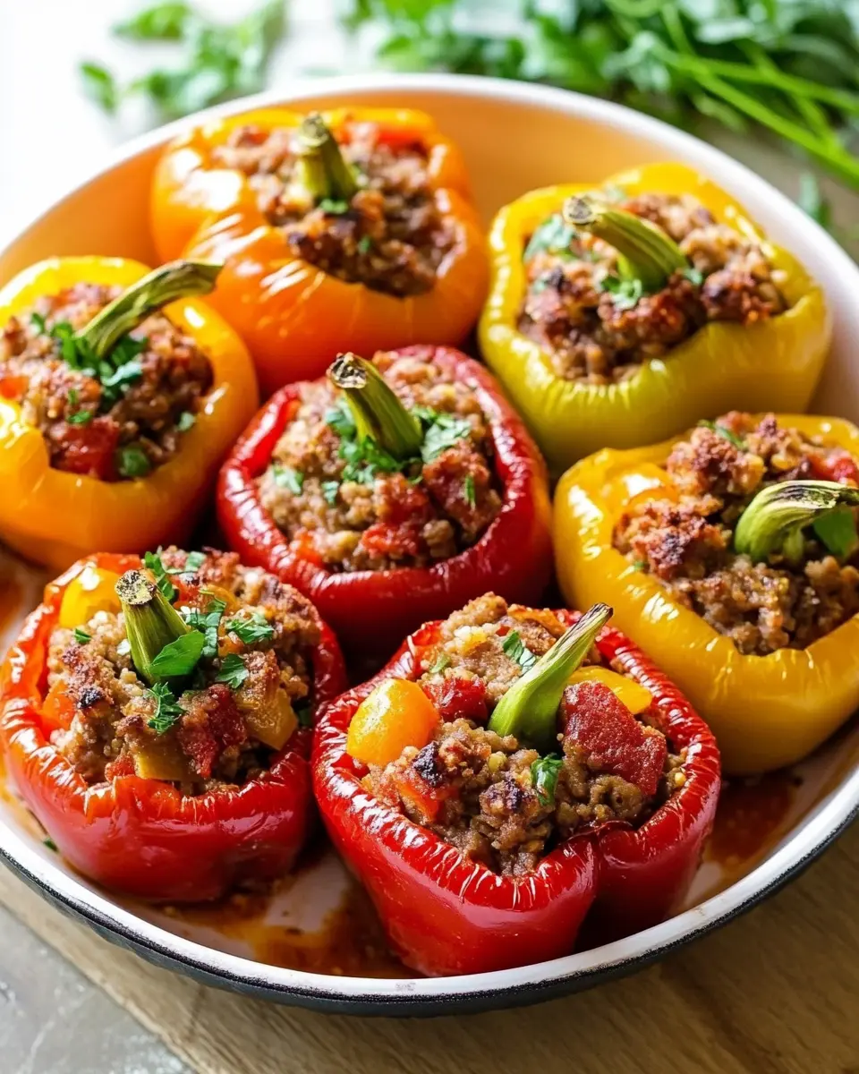 Lamb Stuffed Peppers First Image First Image