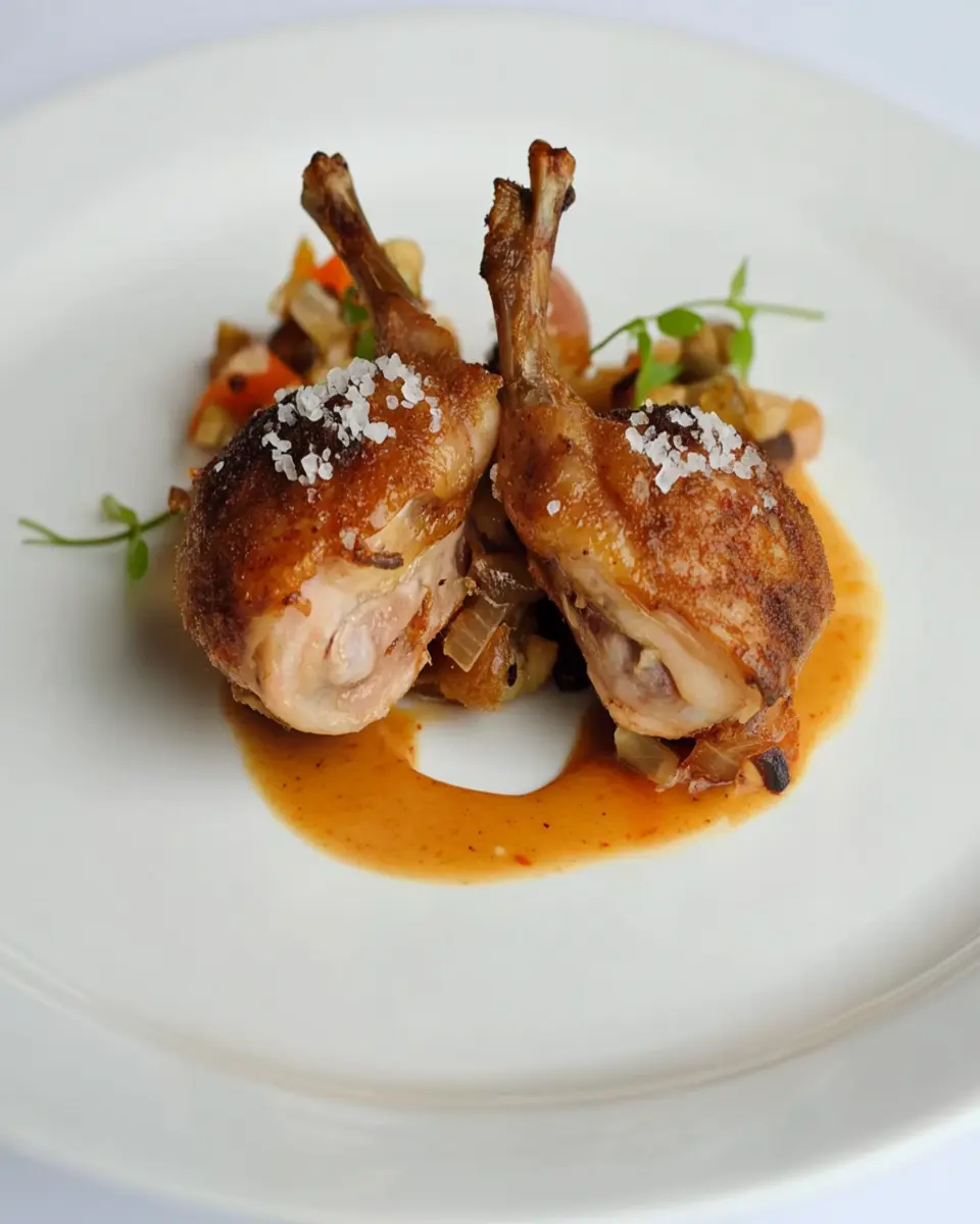 Tallow-Fried Quail with Smoked Flaky Salt First Image First Image