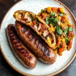 South African Boerewors with Chakalaka First Image First Image
