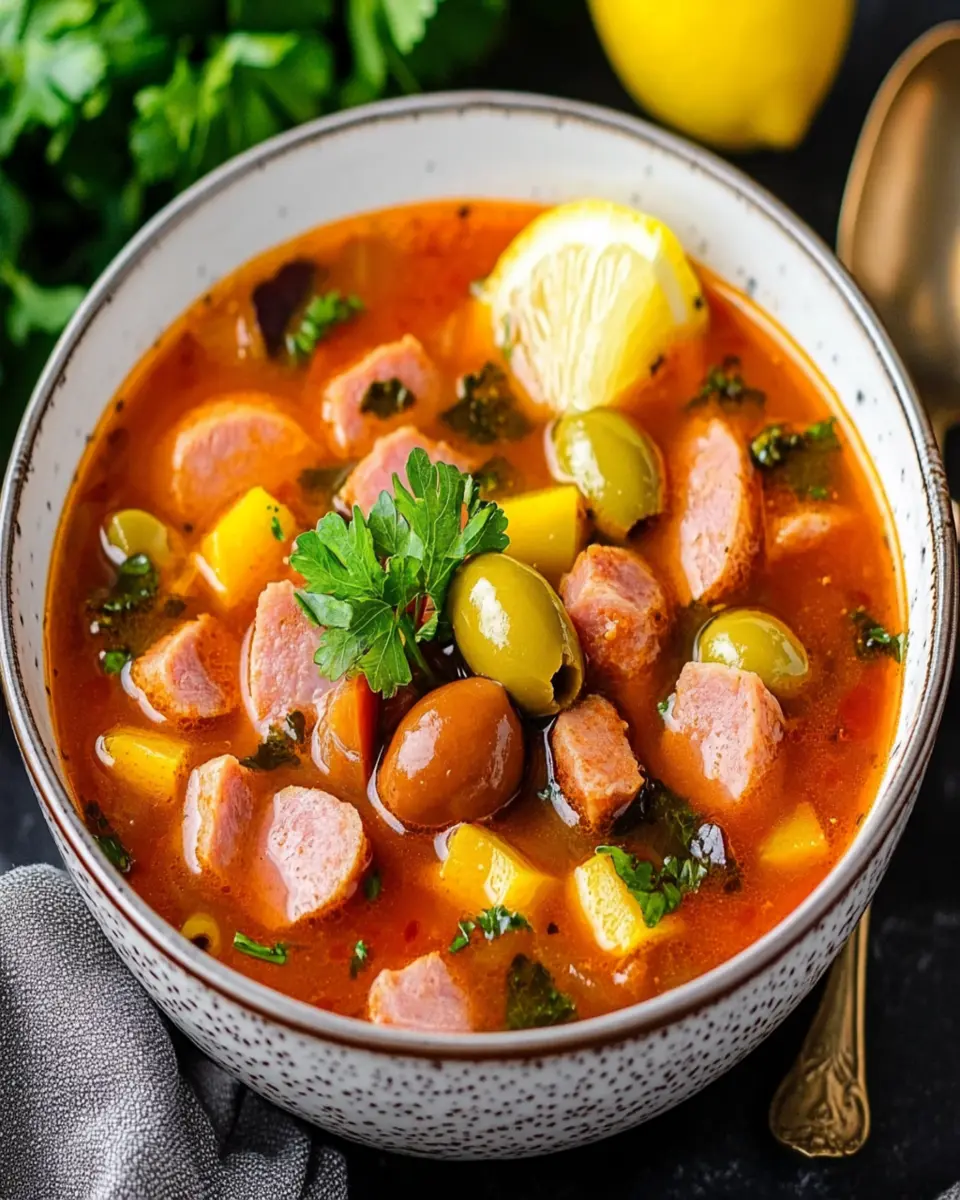 Russian Solyanka Soup: The Ultimate Comfort in a Bowl