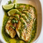 Baked Tilapia with Coconut-Cilantro Sauce First Image First Image
