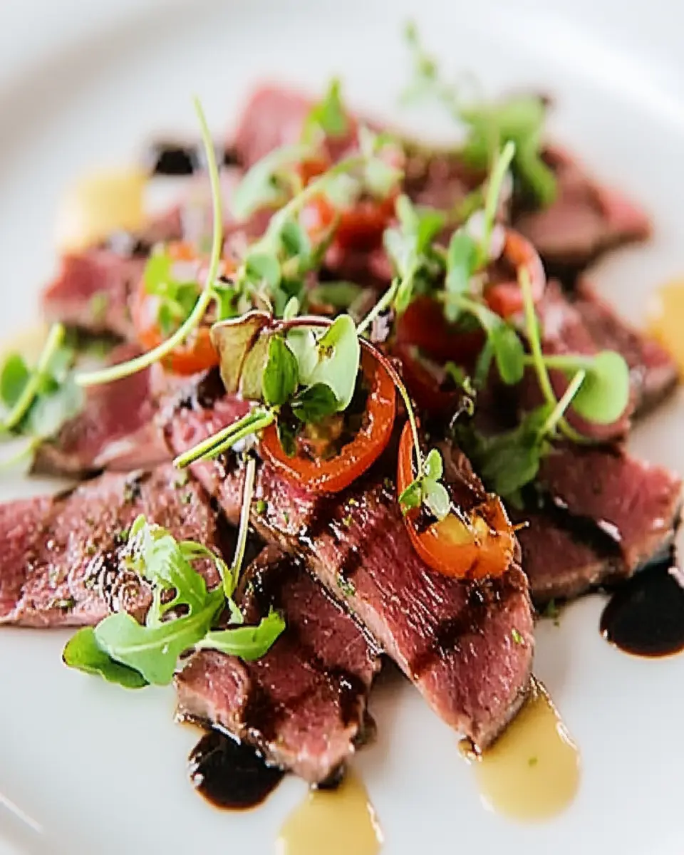 Beef Tongue Carpaccio First Image First Image