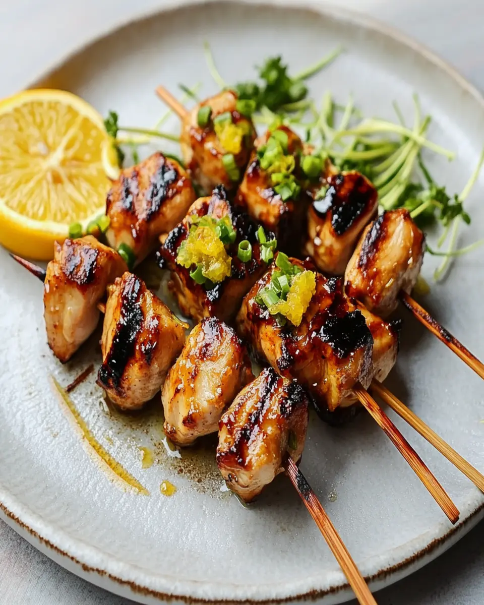 Japanese Negima Yakitori: Easy Bliss with Zesty Yuzu Kosho